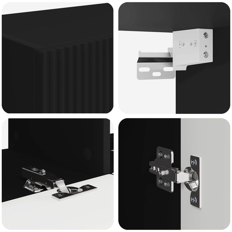 Casa si Gradina - Mobilier - Seturi de mobilier - Seturi living - Set de mobilier 6 pcs, Negru - Infinity.ro