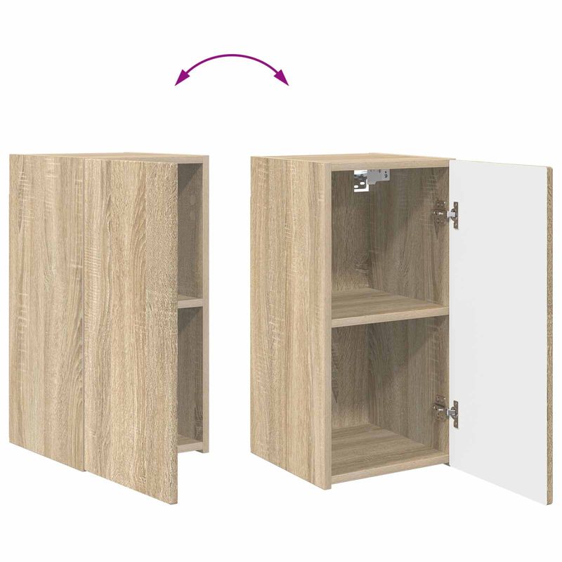 Casa si Gradina - Mobilier - Seturi de mobilier - Seturi living - Set de mobilier 4 pcs, Stejar Sonoma - Infinity.ro
