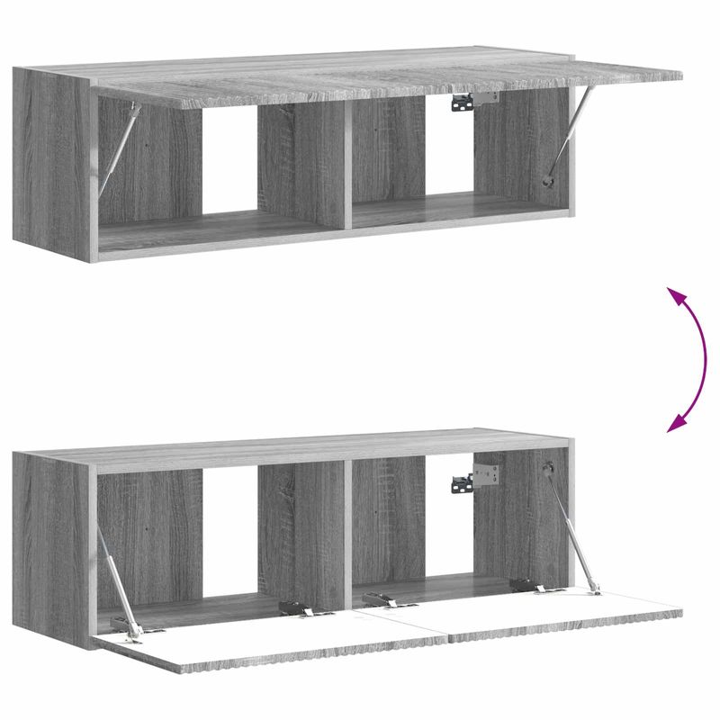 Casa si Gradina - Mobilier - Seturi de mobilier - Seturi living - Set de mobilier 6 pcs, Gri Sonoma - Infinity.ro