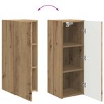 Casa si Gradina - Mobilier - Seturi de mobilier - Seturi living - Set de mobilier 4 pcs, Stejar Artizanal - Infinity.ro