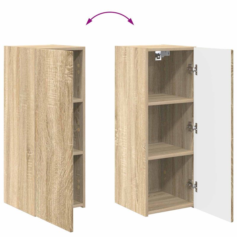 Casa si Gradina - Mobilier - Seturi de mobilier - Seturi living - Set de mobilier 4 pcs, Stejar Sonoma - Infinity.ro