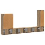 Casa si Gradina - Mobilier - Seturi de mobilier - Seturi living - Set de mobilier 6 pcs, Stejar Artizanal - Infinity.ro