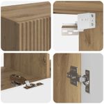 Casa si Gradina - Mobilier - Seturi de mobilier - Seturi living - Set de mobilier 6 pcs, Stejar Artizanal - Infinity.ro