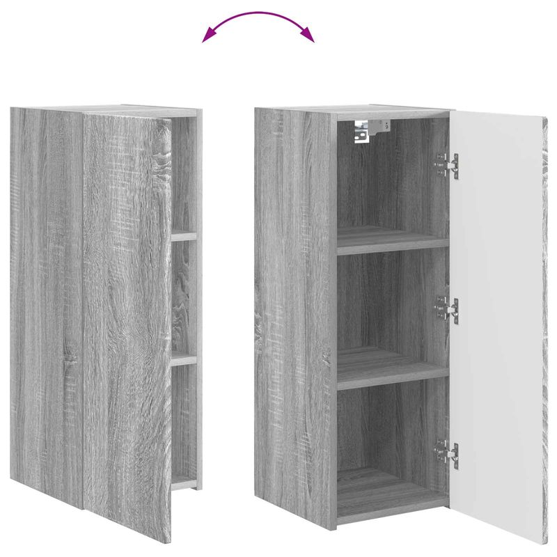 Casa si Gradina - Mobilier - Seturi de mobilier - Seturi living - Set de mobilier 6 pcs, Gri Sonoma - Infinity.ro