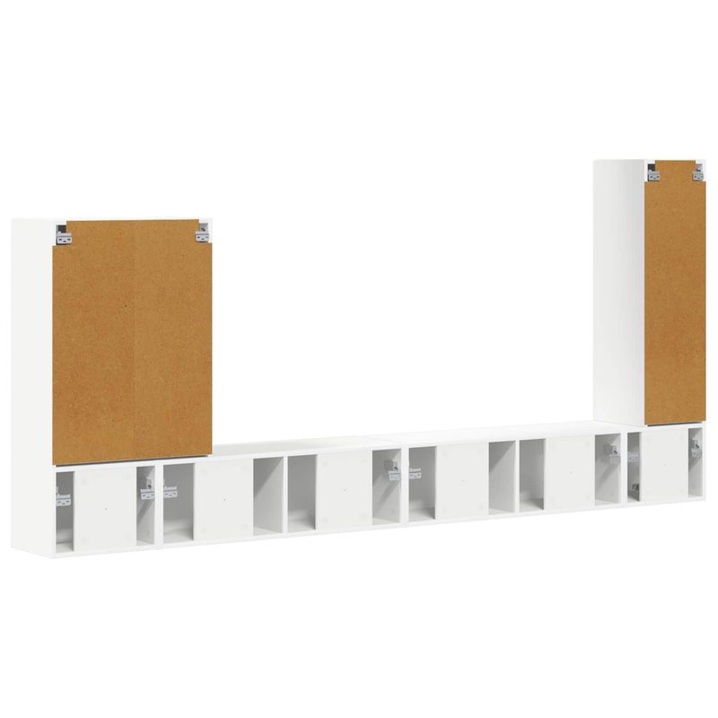 Casa si Gradina - Mobilier - Seturi de mobilier - Seturi living - Set de mobilier 6 pcs, Alb - Infinity.ro