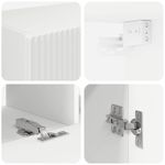 Casa si Gradina - Mobilier - Seturi de mobilier - Seturi living - Set de mobilier 6 pcs, Alb - Infinity.ro