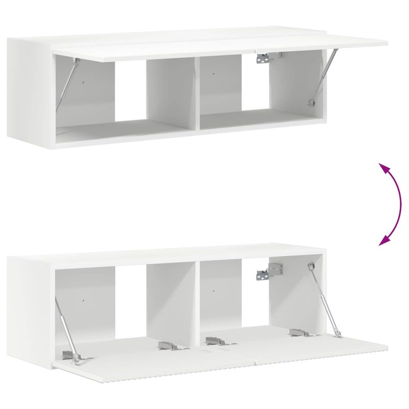 Casa si Gradina - Mobilier - Seturi de mobilier - Seturi living - Set de mobilier 6 pcs, Alb - Infinity.ro