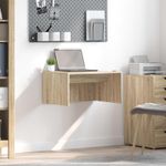 Casa si Gradina - Mobilier - Mese si birouri - Birouri - Birou montat pe perete Pe perete Stejar Sonoma 60 x 45 x 30 cm - Infinity.ro