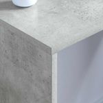 Casa si Gradina - Mobilier - Mese si birouri - Birouri - Birou montat pe perete Pe perete Gri din beton 80 x 45 x 30 cm - Infinity.ro