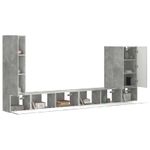 Casa si Gradina - Mobilier - Seturi de mobilier - Seturi living - Set de mobilier 6 pcs, Gri din beton - Infinity.ro