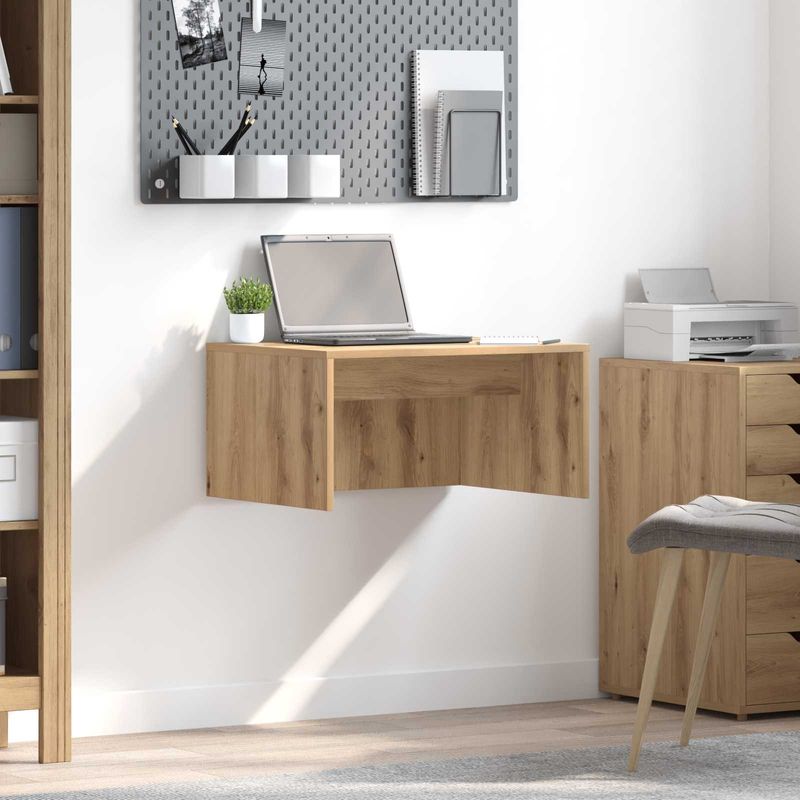 Casa si Gradina - Mobilier - Mese si birouri - Birouri - Birou montat pe perete Stejar Artizanal 60 x 45 x 30 cm - Infinity.ro
