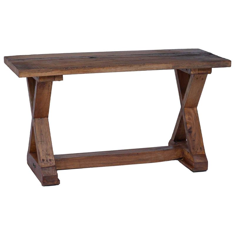 Casa si Gradina - Mobilier - Canapele si coltare - Banchete - Banca natural 85 x 35 x 45 cm Lemn masiv recuperat - Infinity.ro