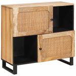 Casa si Gradina - Mobilier - Dulapuri si sifoniere - Dulapuri - Bufet cu depozitare Maro 80 x 33,5 x 75 cm Lemn de mango solid - Infinity.ro