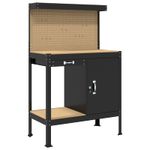 Casa si Gradina - Constructii - Scule de mana si unelte - Mese si bancuri de lucru - Banci de lucru cu sertar Negru 81 x 41 x 145 cm Lemn compozit - Infinity.ro