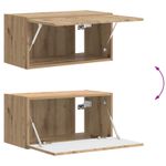 Casa si Gradina - Mobilier - Seturi de mobilier - Seturi living - Set de mobilier 4 pcs, Stejar Artizanal - Infinity.ro