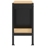 Casa si Gradina - Constructii - Scule de mana si unelte - Mese si bancuri de lucru - Banci de lucru cu sertar Negru 81 x 41 x 145 cm Lemn compozit - Infinity.ro
