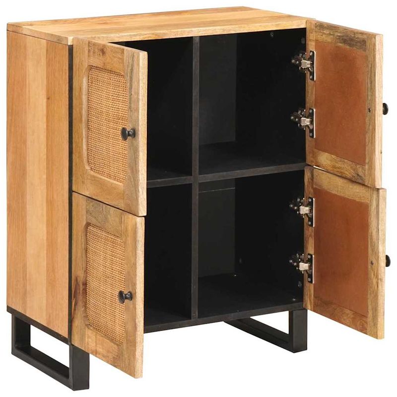 Casa si Gradina - Mobilier - Dulapuri si sifoniere - Dulapuri - Bufet cu depozitare Maro 60 x 33,5 x 75 cm Lemn de mango solid - Infinity.ro