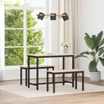 Casa si Gradina - Mobilier - Canapele si coltare - Banchete - Banca natural 80 x 35 x 45 cm Lemn de pin masiv - Infinity.ro