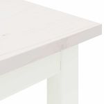 Casa si Gradina - Mobilier - Canapele si coltare - Banchete - Banca Alb 200 x 35 x 45 cm Lemn de pin masiv - Infinity.ro