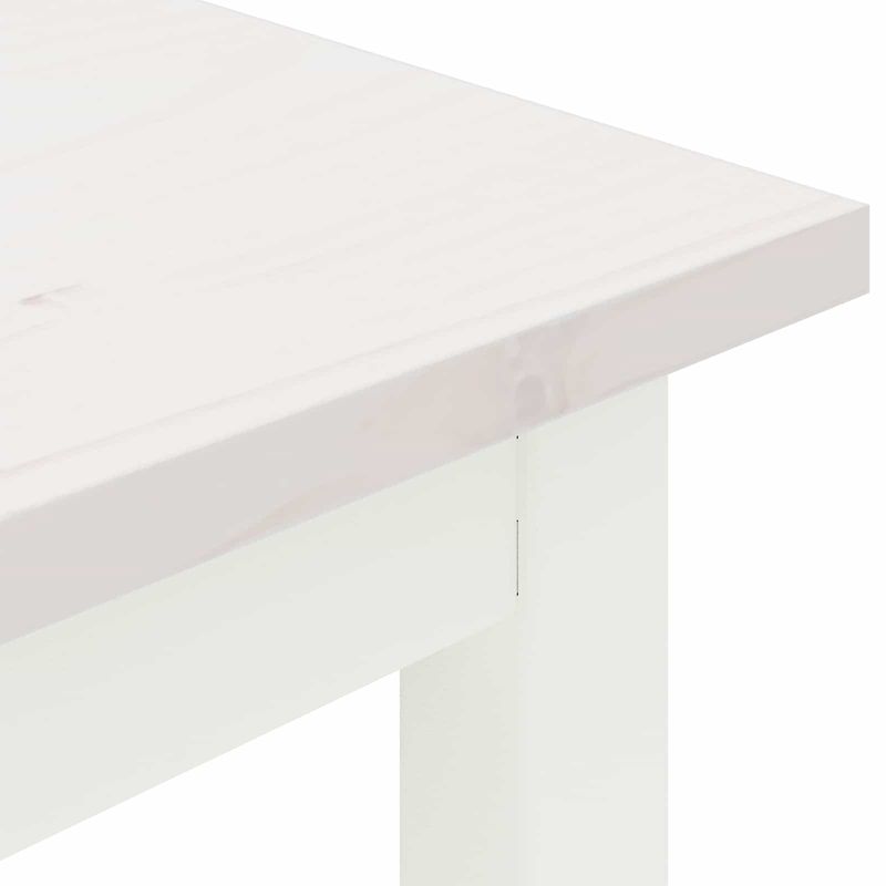 Casa si Gradina - Mobilier - Canapele si coltare - Banchete - Banca Alb 200 x 35 x 45 cm Lemn de pin masiv - Infinity.ro