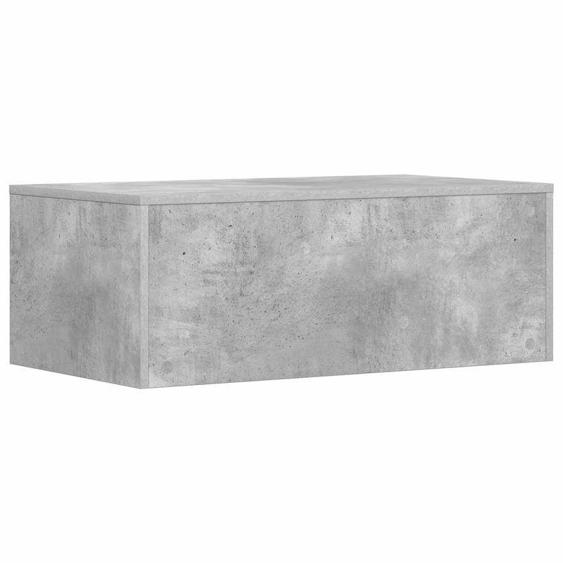 Casa si Gradina - Mobilier - Mese si birouri - Birouri - Birou montat pe perete Pe perete Gri din beton 80 x 45 x 30 cm - Infinity.ro