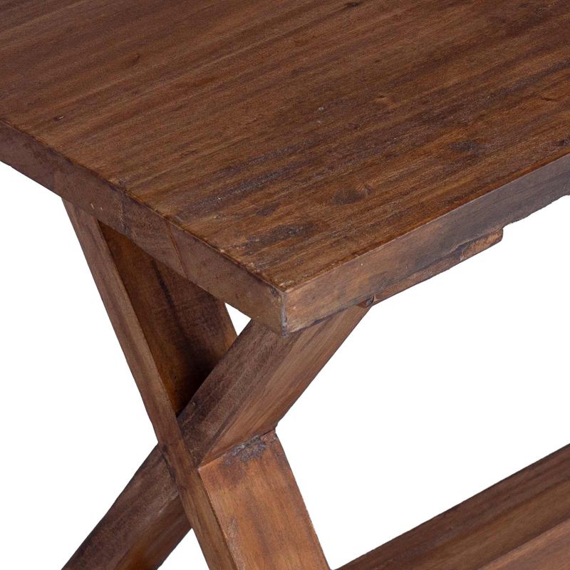 Casa si Gradina - Mobilier - Canapele si coltare - Banchete - Banca natural 85 x 35 x 45 cm Lemn masiv recuperat - Infinity.ro