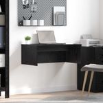 Casa si Gradina - Mobilier - Mese si birouri - Birouri - Birou montat pe perete Pe perete Stejar Negru 80 x 45 x 30 cm - Infinity.ro