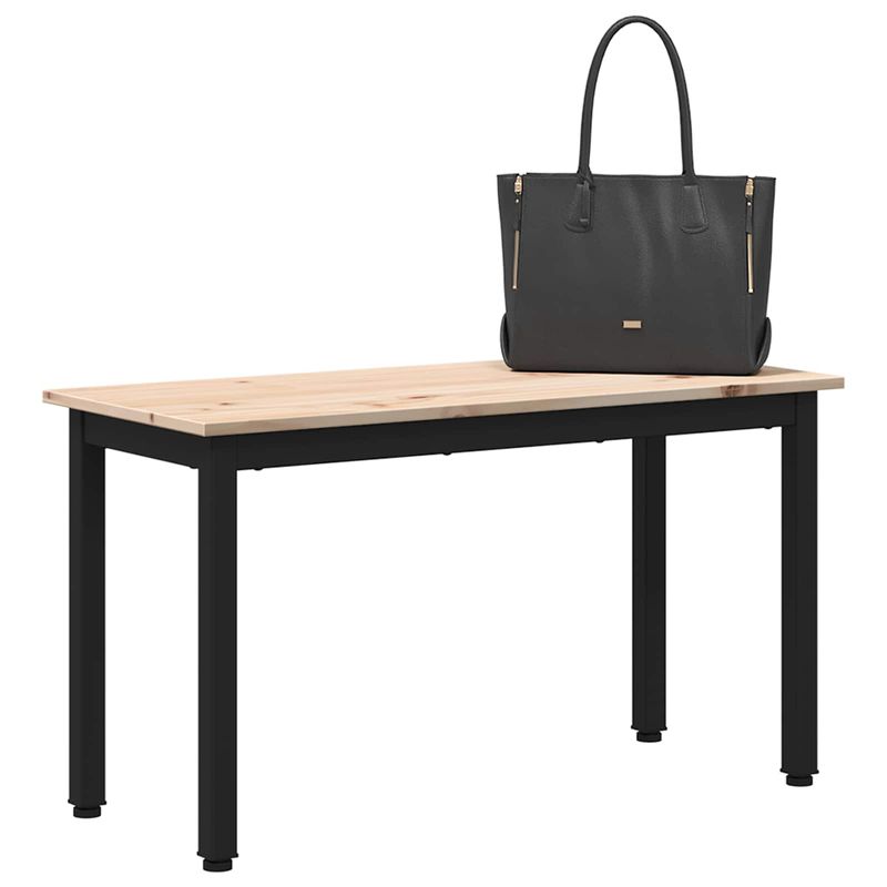 Casa si Gradina - Mobilier - Canapele si coltare - Banchete - Banca natural 80 x 35 x 45 cm Lemn de pin masiv - Infinity.ro