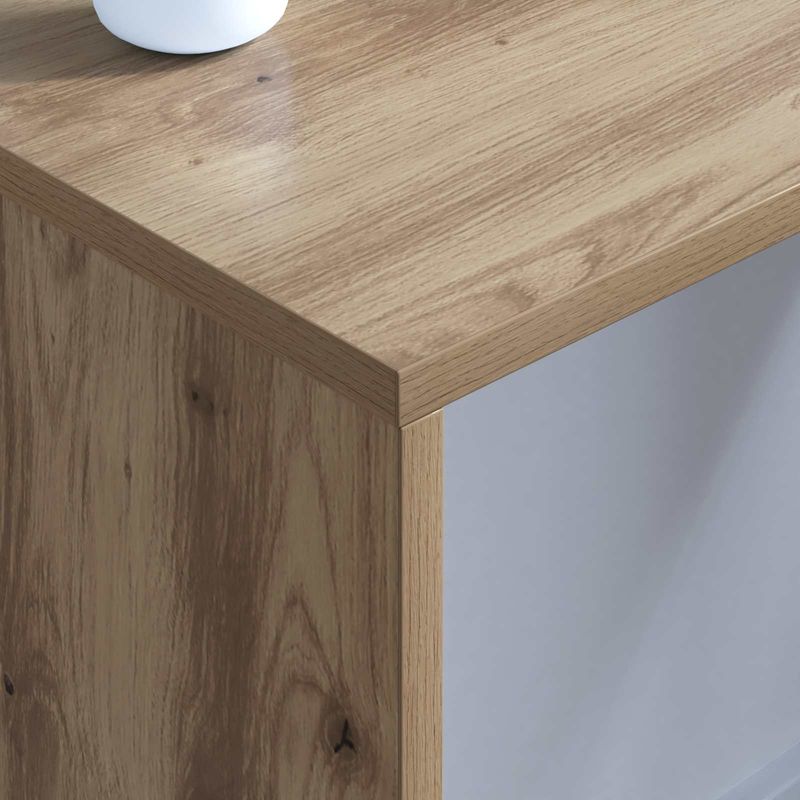 Casa si Gradina - Mobilier - Mese si birouri - Birouri - Birou montat pe perete Stejar Artizanal 80 x 45 x 30 cm - Infinity.ro