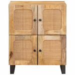 Casa si Gradina - Mobilier - Dulapuri si sifoniere - Dulapuri - Bufet cu depozitare Maro 60 x 33,5 x 75 cm Lemn de mango solid - Infinity.ro
