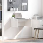 Casa si Gradina - Mobilier - Mese si birouri - Birouri - Birou montat pe perete Alb 60 x 45 x 30 cm Lemn compozit - Infinity.ro