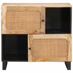 Casa si Gradina - Mobilier - Dulapuri si sifoniere - Dulapuri - Bufet cu depozitare Maro 80 x 33,5 x 75 cm Lemn de mango solid - Infinity.ro