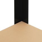 Casa si Gradina - Constructii - Scule de mana si unelte - Mese si bancuri de lucru - Banci de lucru cu raft Negru 81 x 41 x 145 cm Lemn compozit - Infinity.ro