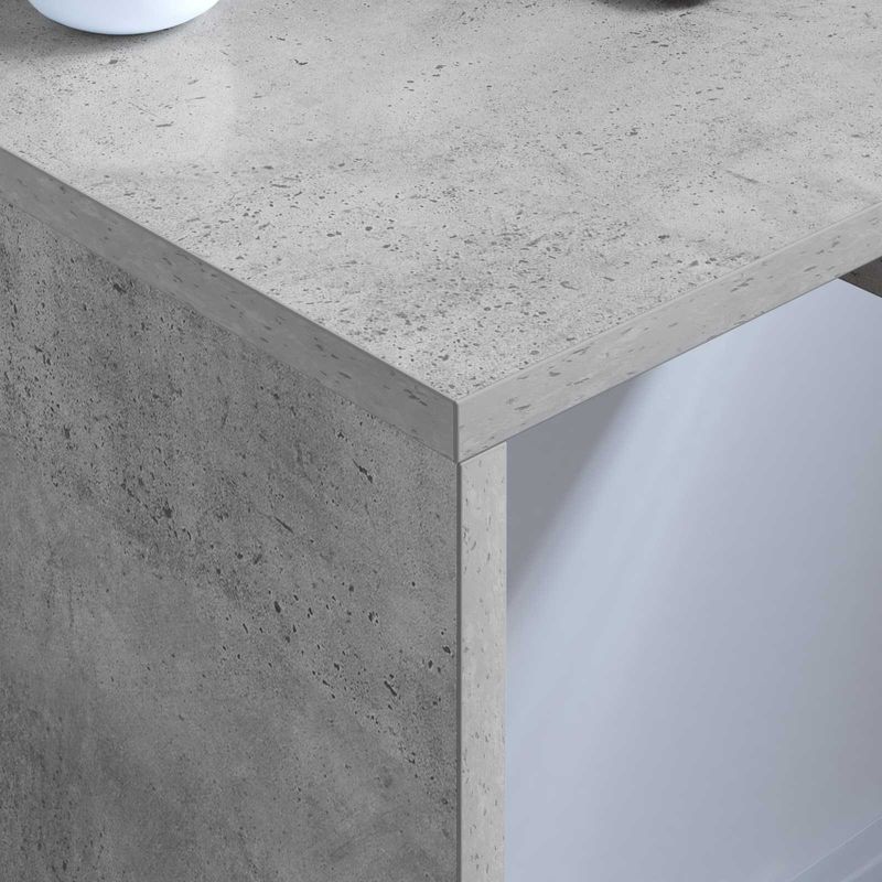 Casa si Gradina - Mobilier - Mese si birouri - Birouri - Birou montat pe perete Pe perete Gri din beton 60 x 45 x 30 cm - Infinity.ro
