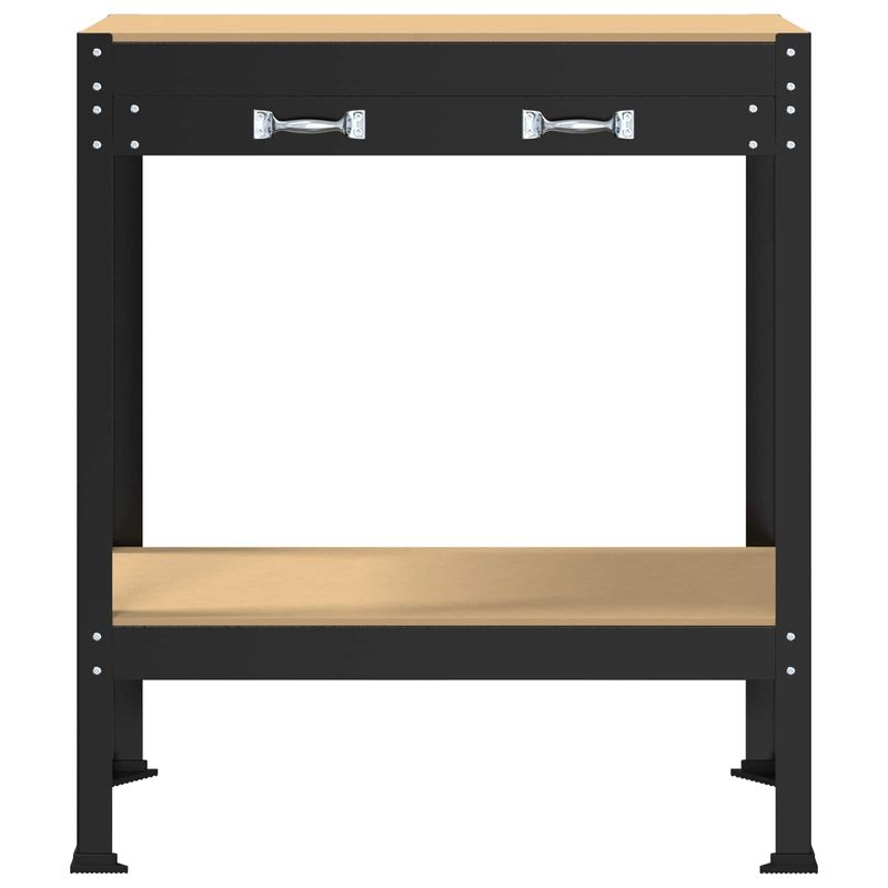 Casa si Gradina - Constructii - Scule de mana si unelte - Mese si bancuri de lucru - Banci de lucru cu sertar Negru 81 x 41 x 145 cm Lemn compozit - Infinity.ro