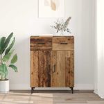 Casa si Gradina - Mobilier - Comode si corpuri - Comode - Bufet cu sertar Lemn vechi 69,5 x 34 x 90 cm Lemn compozit - Infinity.ro