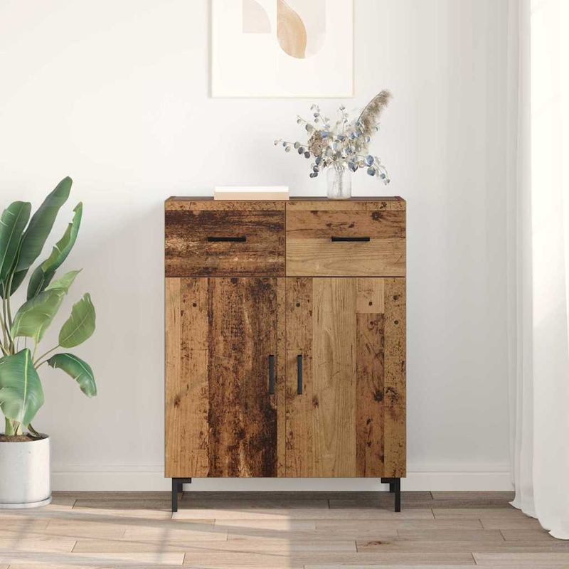 Casa si Gradina - Mobilier - Comode si corpuri - Comode - Bufet cu sertar Lemn vechi 69,5 x 34 x 90 cm Lemn compozit - Infinity.ro
