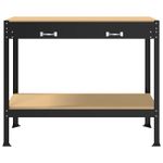 Casa si Gradina - Constructii - Scule de mana si unelte - Mese si bancuri de lucru - Banci de lucru cu sertar Negru 81 x 41 x 145 cm Lemn compozit - Infinity.ro