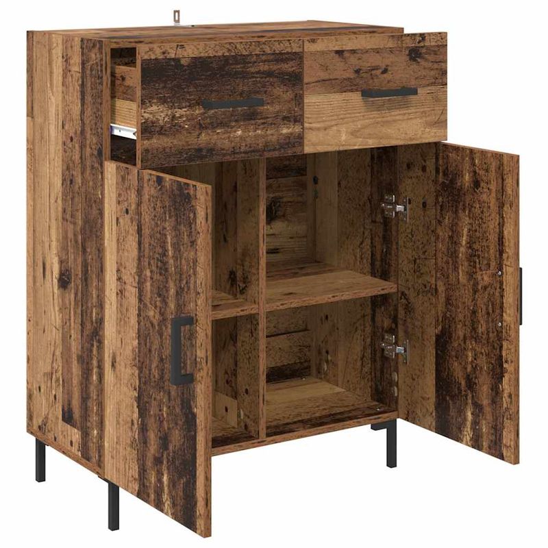Casa si Gradina - Mobilier - Comode si corpuri - Comode - Bufet cu sertar Lemn vechi 69,5 x 34 x 90 cm Lemn compozit - Infinity.ro