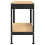 Casa si Gradina - Constructii - Scule de mana si unelte - Mese si bancuri de lucru - Banci de lucru cu sertar Negru 81 x 41 x 145 cm Lemn compozit - Infinity.ro