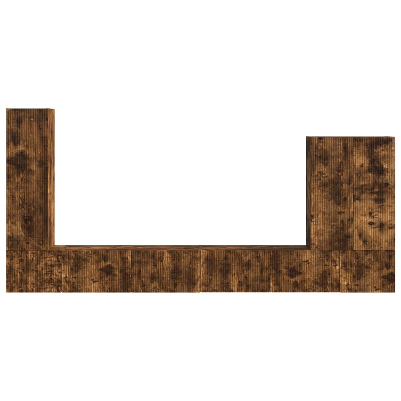 Casa si Gradina - Mobilier - Seturi de mobilier - Seturi living - Set de mobilier 6 pcs, Stejar fumuriu - Infinity.ro