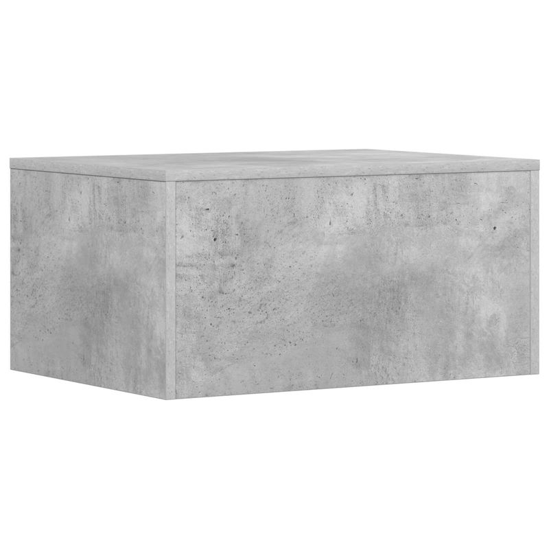 Casa si Gradina - Mobilier - Mese si birouri - Birouri - Birou montat pe perete Pe perete Gri din beton 60 x 45 x 30 cm - Infinity.ro