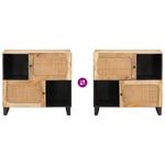 Casa si Gradina - Mobilier - Dulapuri si sifoniere - Dulapuri - Bufet cu depozitare Maro 80 x 33,5 x 75 cm Lemn de mango solid - Infinity.ro