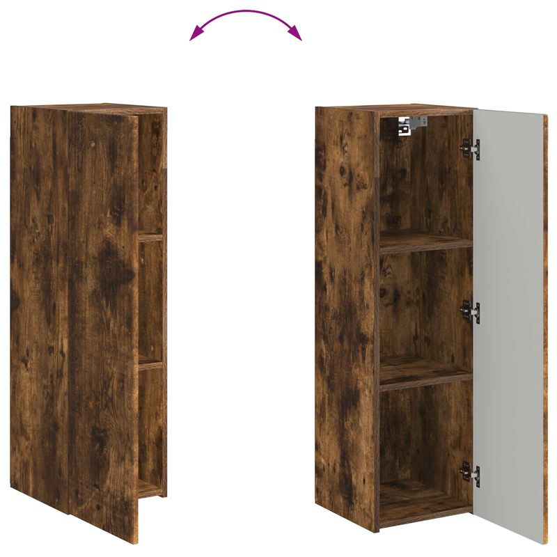 Casa si Gradina - Mobilier - Seturi de mobilier - Seturi living - Set de mobilier 6 pcs, Stejar fumuriu - Infinity.ro