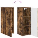 Casa si Gradina - Mobilier - Seturi de mobilier - Seturi living - Set de mobilier 6 pcs, Stejar fumuriu - Infinity.ro