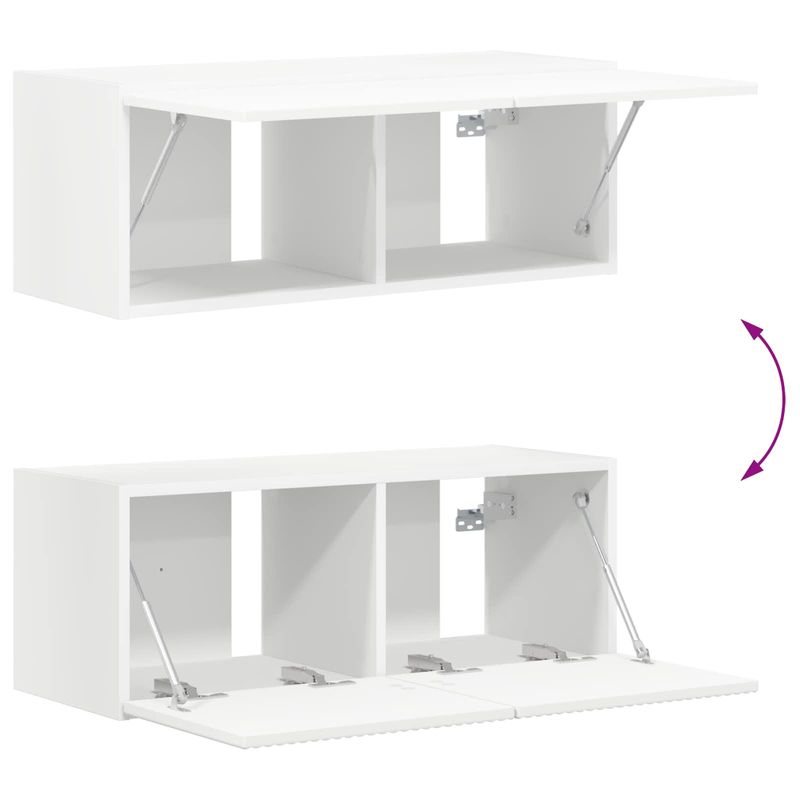 Casa si Gradina - Mobilier - Seturi de mobilier - Seturi living - Set de mobilier 6 pcs, Alb - Infinity.ro