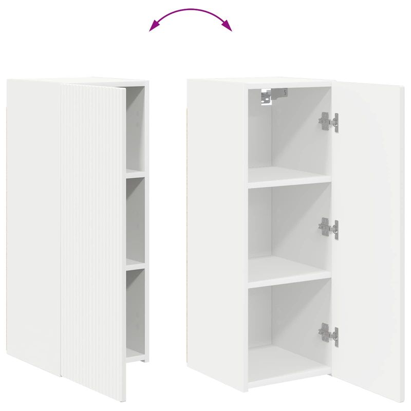 Casa si Gradina - Mobilier - Seturi de mobilier - Seturi living - Set de mobilier 6 pcs, Alb - Infinity.ro
