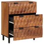 Casa si Gradina - Mobilier - Dulapuri si sifoniere - Dulapuri - Bufet Finisaj Acacia Maro 60 x 33,5 x 75 cm Lemn de mango solid - Infinity.ro