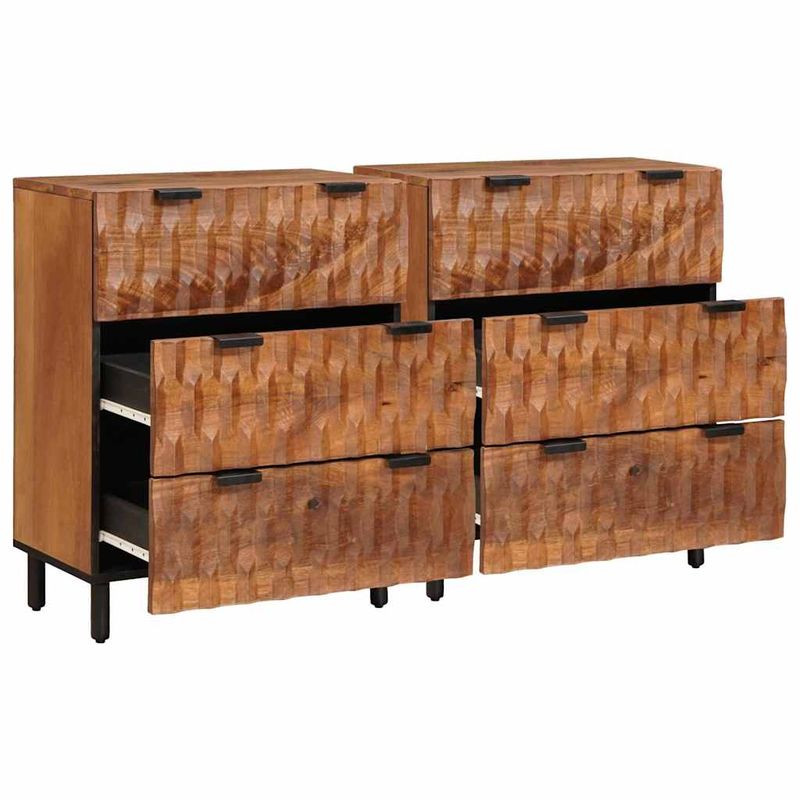 Casa si Gradina - Mobilier - Dulapuri si sifoniere - Dulapuri - Bufet Finisaj Acacia Maro Lemn de mango solid - Infinity.ro