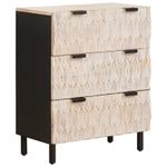 Casa si Gradina - Mobilier - Dulapuri si sifoniere - Dulapuri - Bufet Finisaj Alb Spalat 60 x 33,5 x 75 cm Lemn de mango solid - Infinity.ro